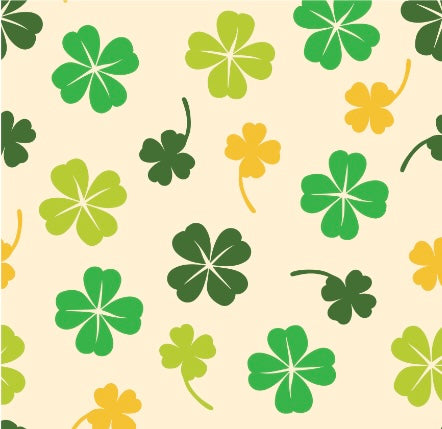 Shamrocks on Cream