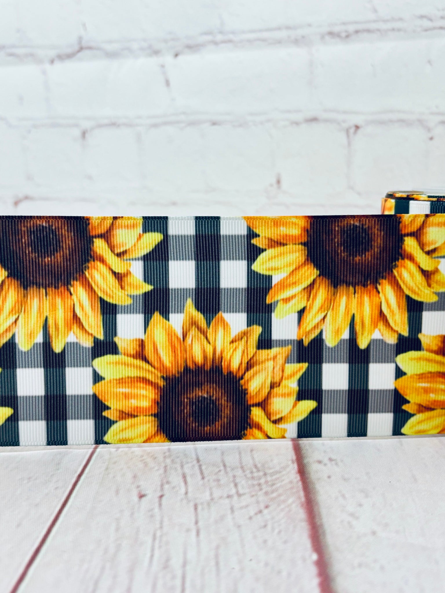 Plaid sunflowers