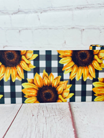 Plaid sunflowers