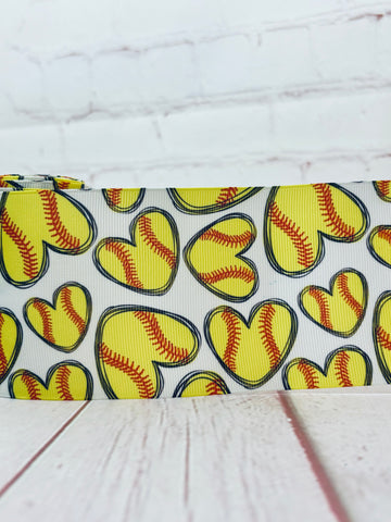 Softball Hearts
