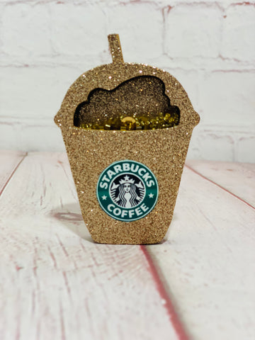 Brown Starbucks shaker