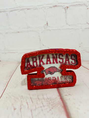 Razorbacks shaker - red