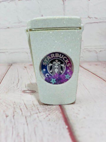 White Starbucks shaker