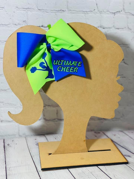 Custom school cheer style bow