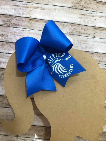 Custom school cheer style bow
