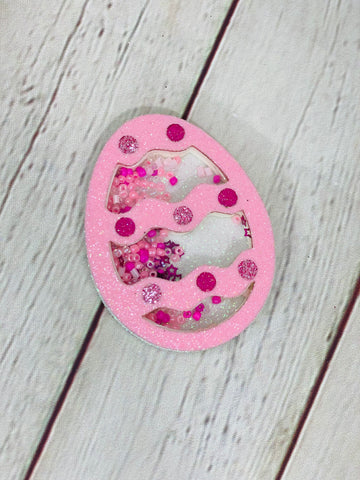 Pink egg shaker