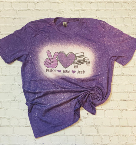 Adult Large purple jeep