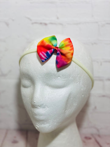 Tie dye tiny on nylon