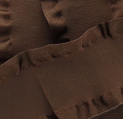 Brown Ruffle