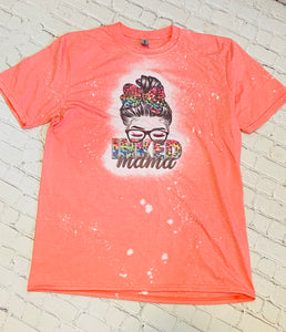 Small & large Bleached inked Mama