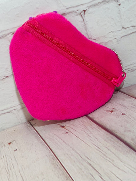 Pink coin purse