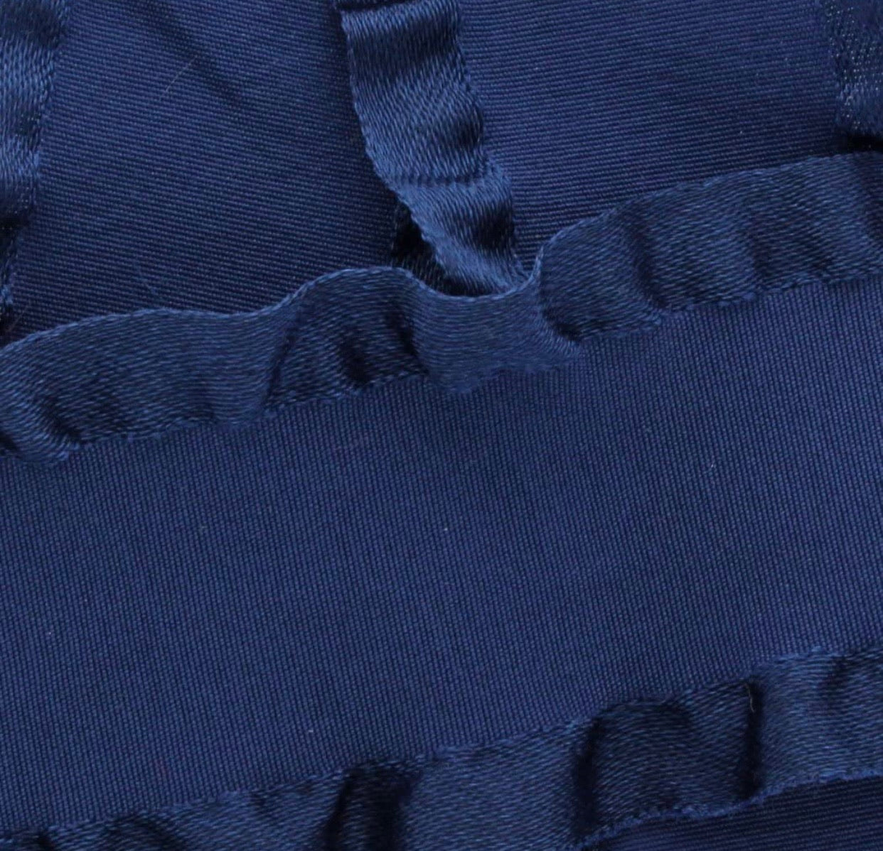 Navy Ruffle