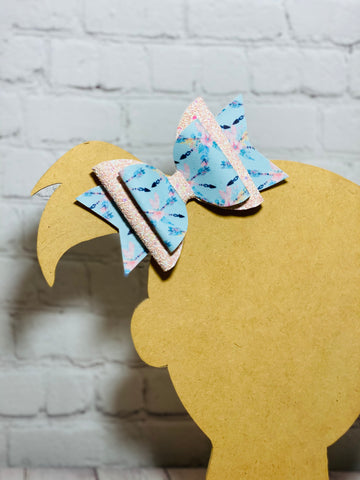Pink & blue arrow