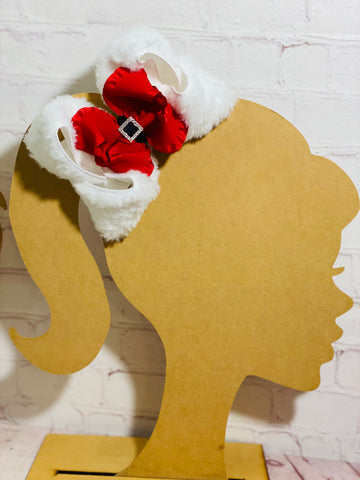 Santa’s belt with fur