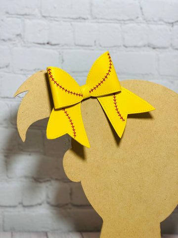 Softball leather