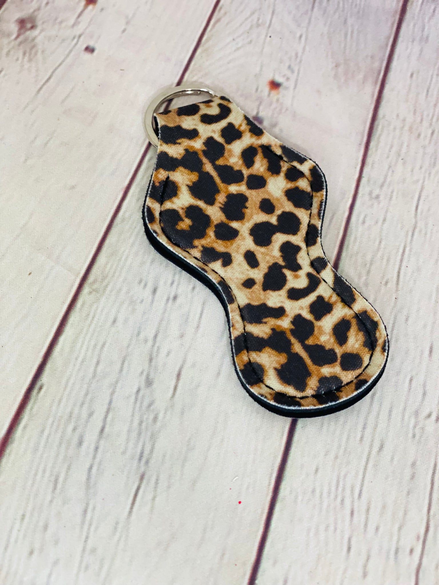 Chapstick holder keychain