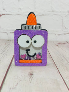 Purple glue shaker
