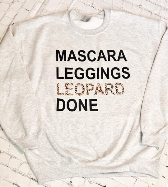 ADULT - Mascara Leggings Leopard Done