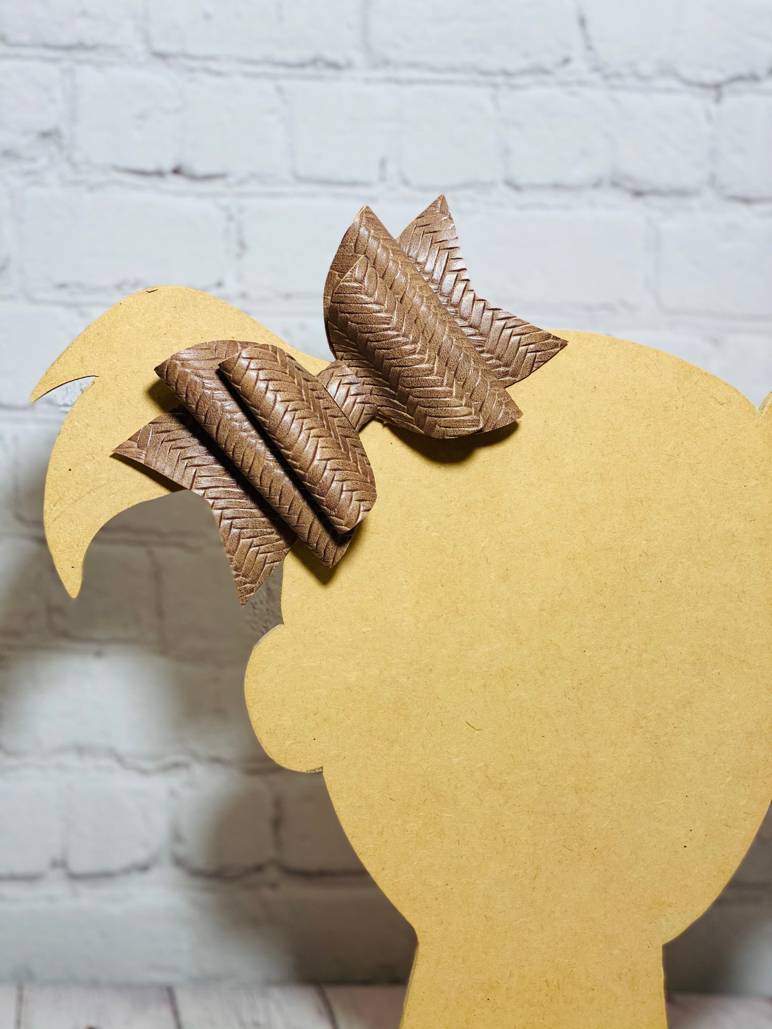 Brown leather