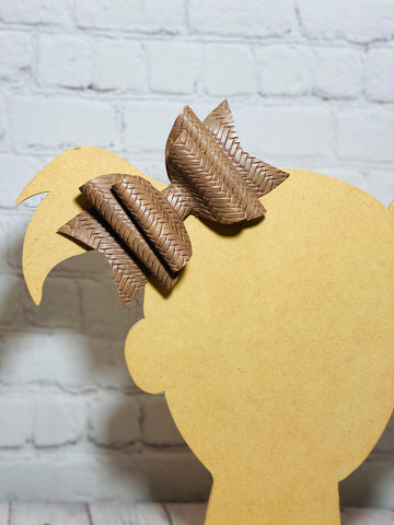 Brown leather