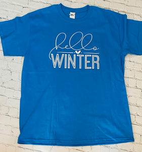 Adult large hello winter