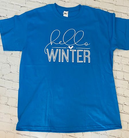 Adult large hello winter