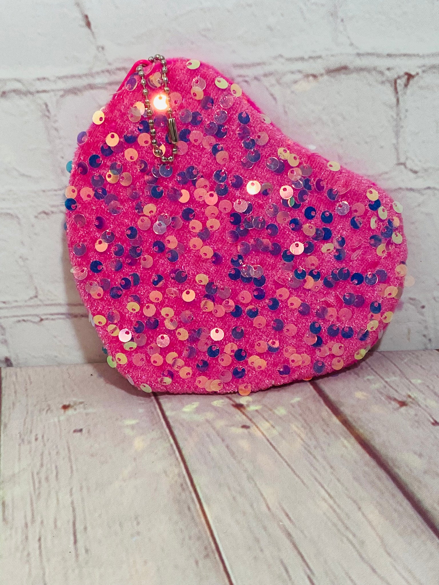 Pink coin purse