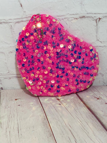 Pink coin purse